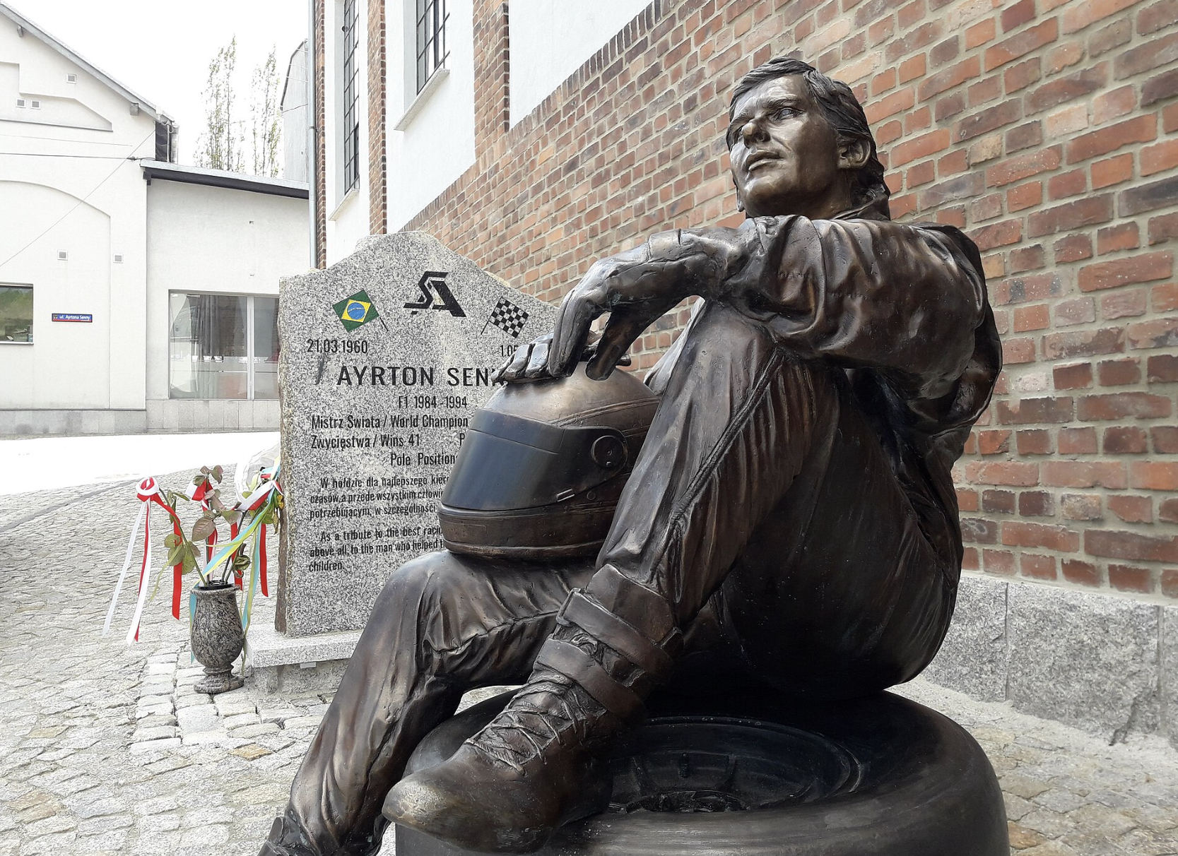 Ayrton Senna sculpture